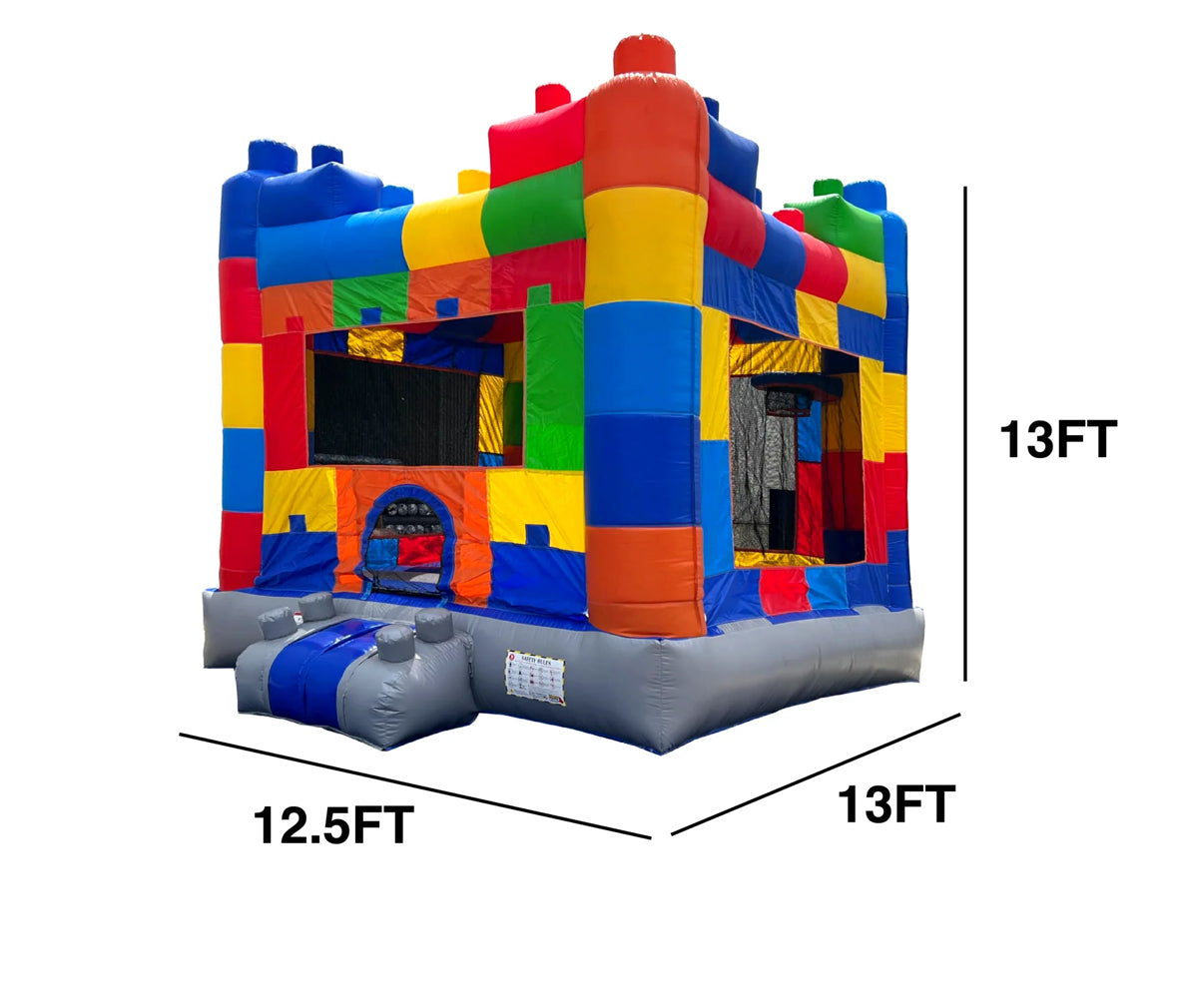 BLOCK PARTY BOUNCE HOUSE 13’x13’