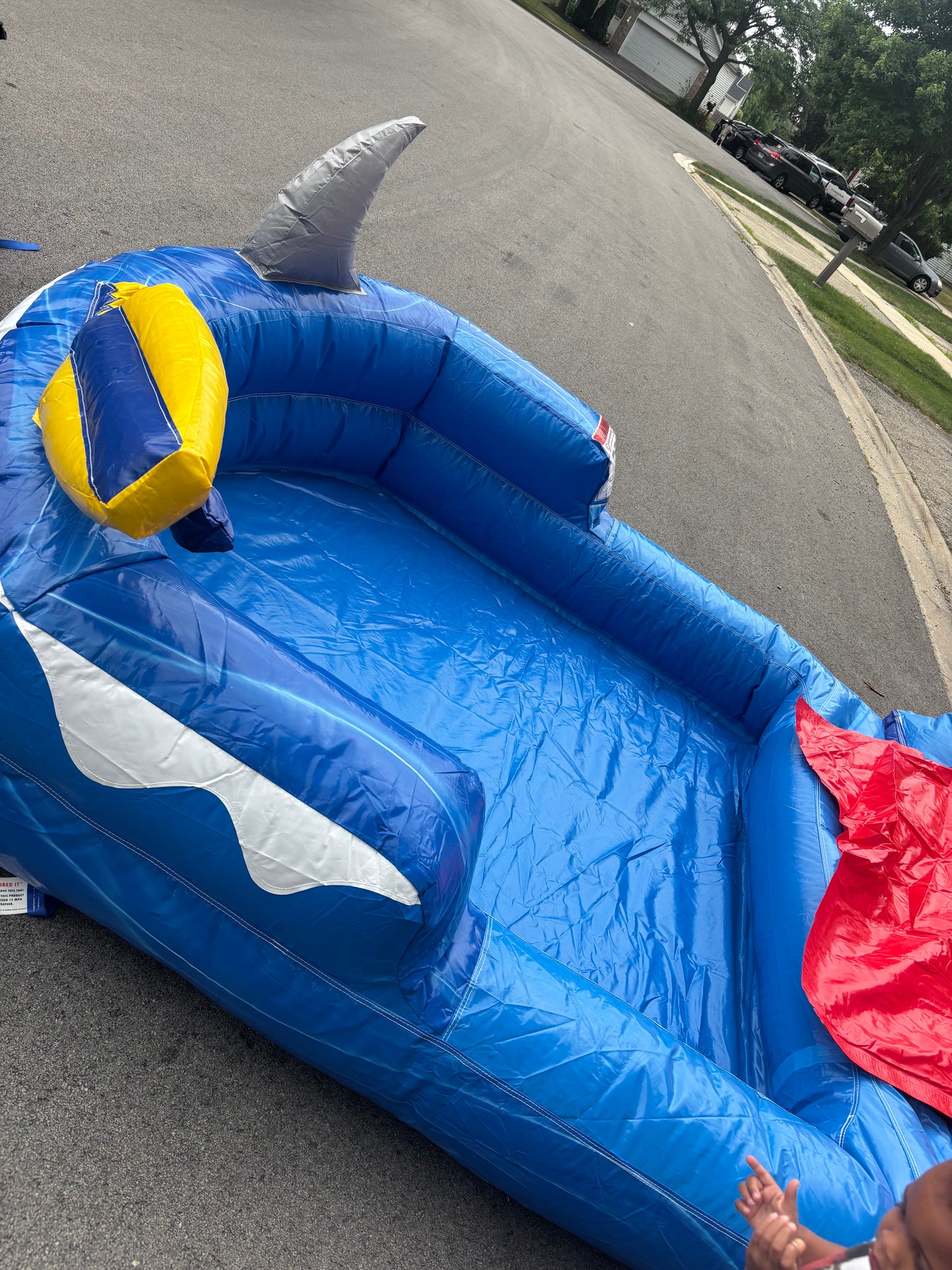 SHARK BOUNCE HOUSE w/ SLIDE COMBO 14ft x 26ft