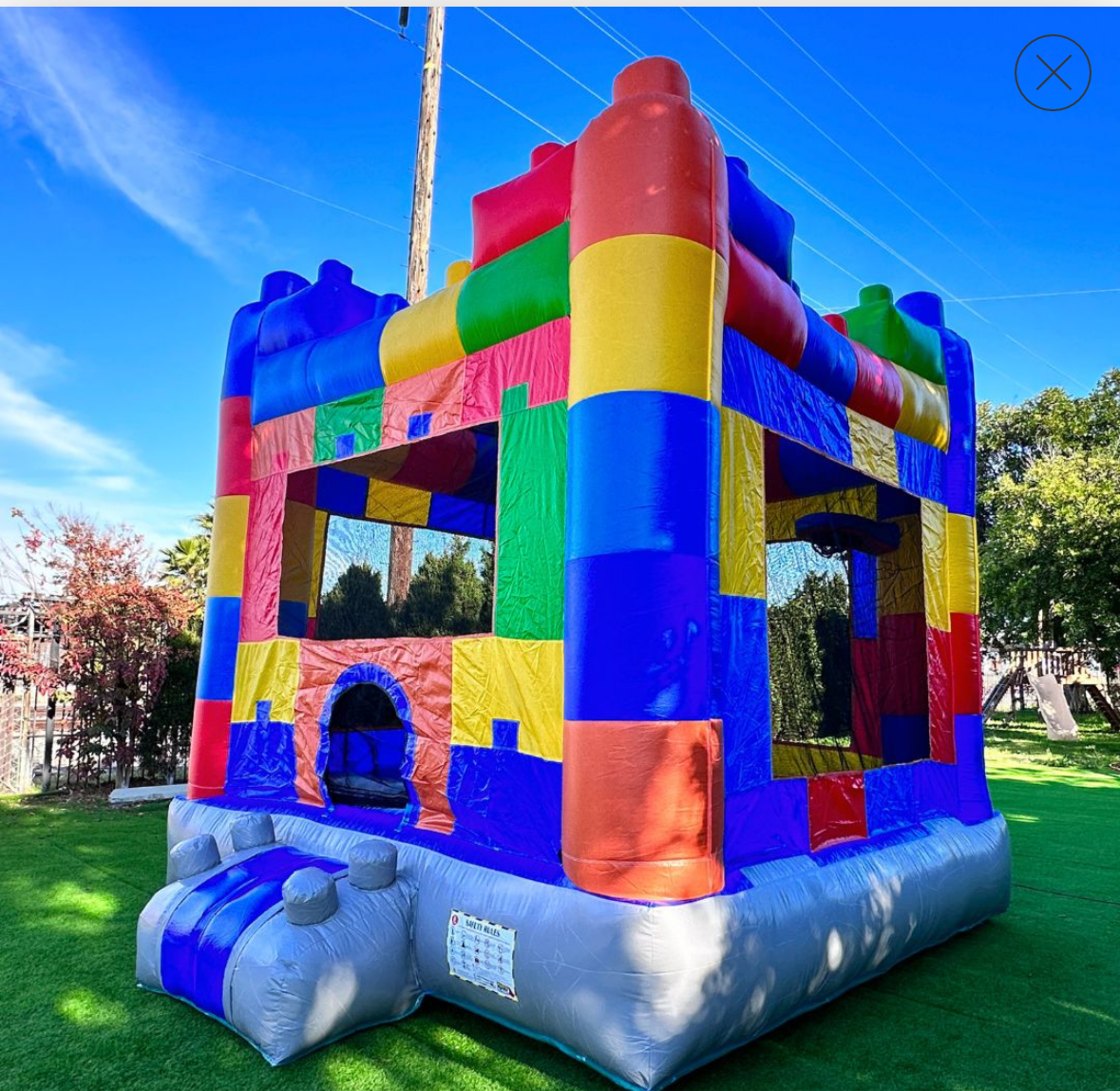 BLOCK PARTY BOUNCE HOUSE 13’x13’