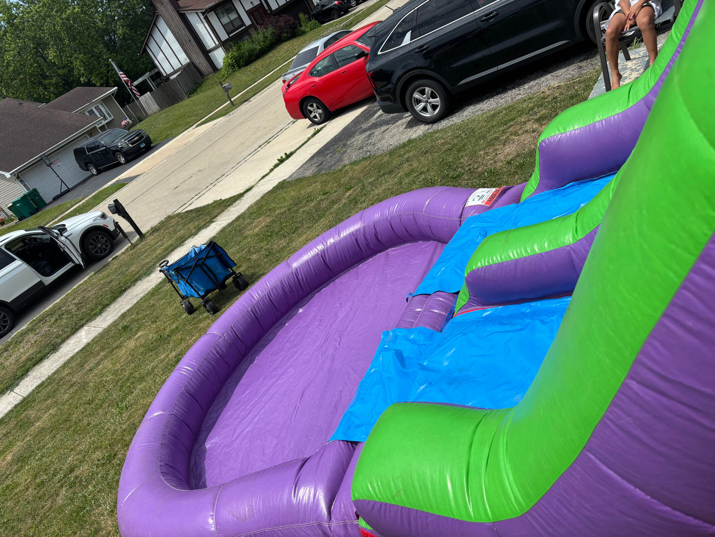 Combo castle W/ Splash pad 26f x 14ft
