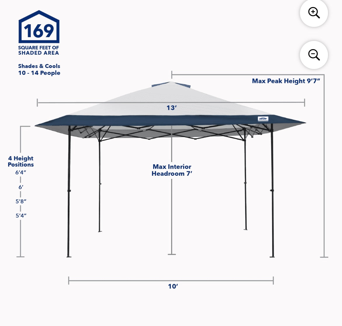 13ft x 13Ft Tent