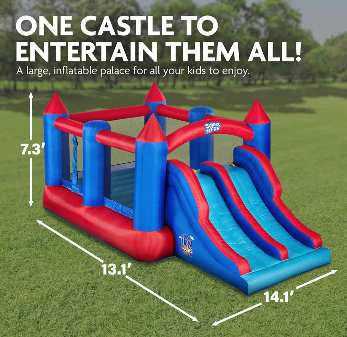 Bounce House Rental Chicago/Bolingbrook - Double Slide | Snax Rentals