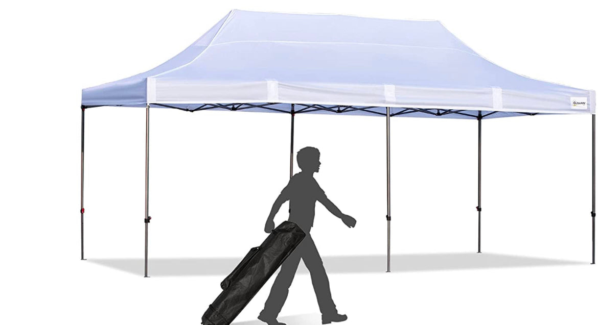 10x20 White Canopy Tent | Spacious & Durable Shelter