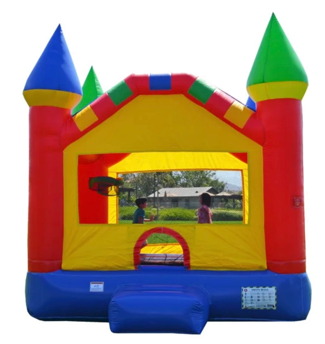 Giant Color Castle 13ft x 13ft | Fun Bounce House