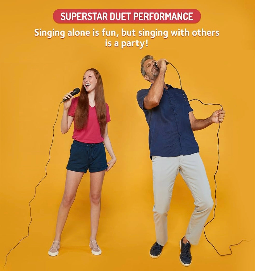 Karaoke Speaker w/ 2 microphones
