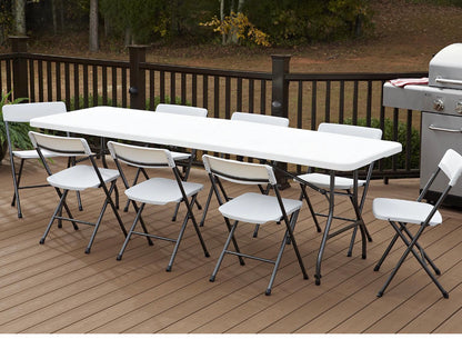 8ft Table | Seats 8-10 People for Events & Gatherings