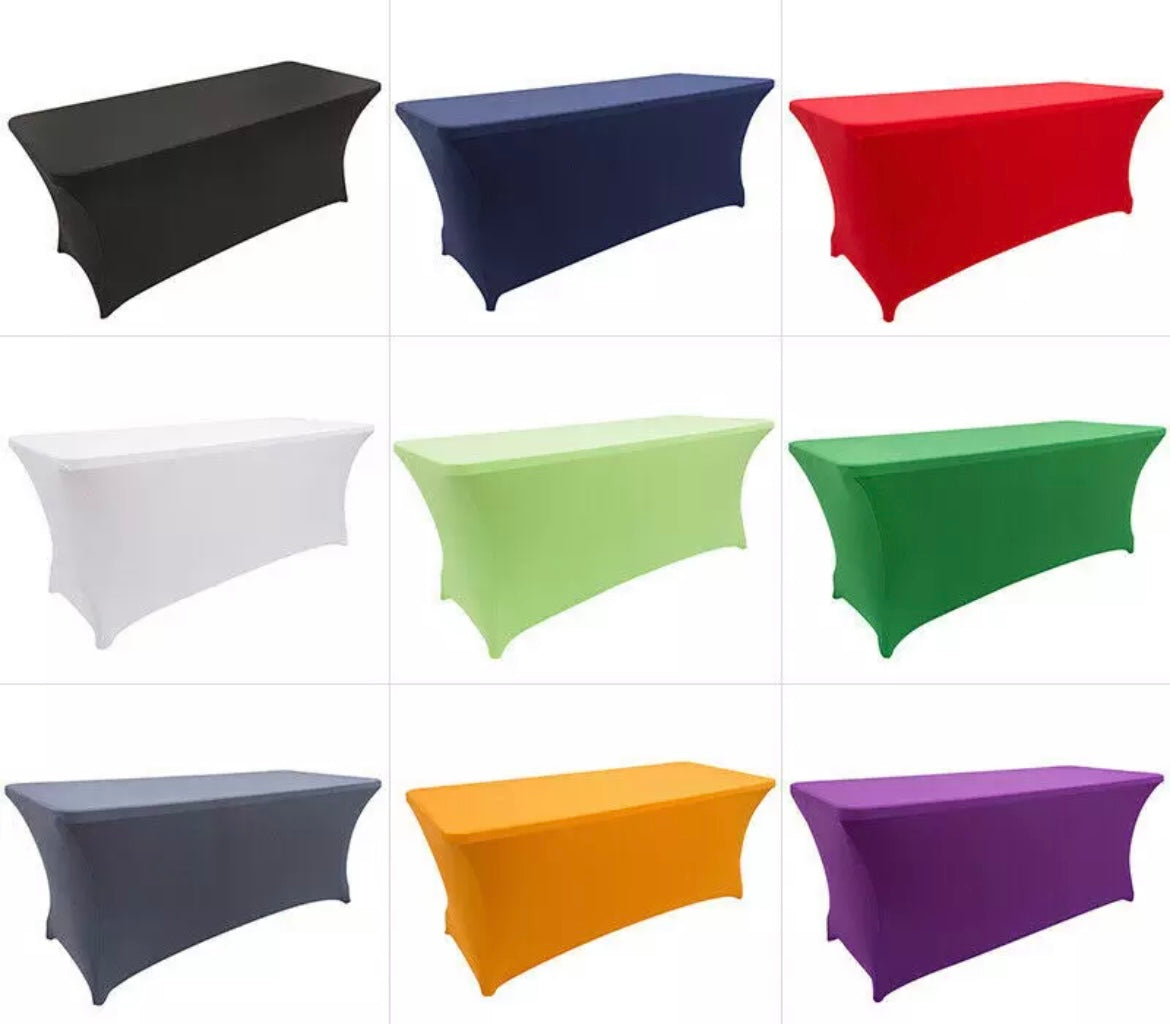 6ft Fitted Tablecloth | Sleek & Secure Event Cover