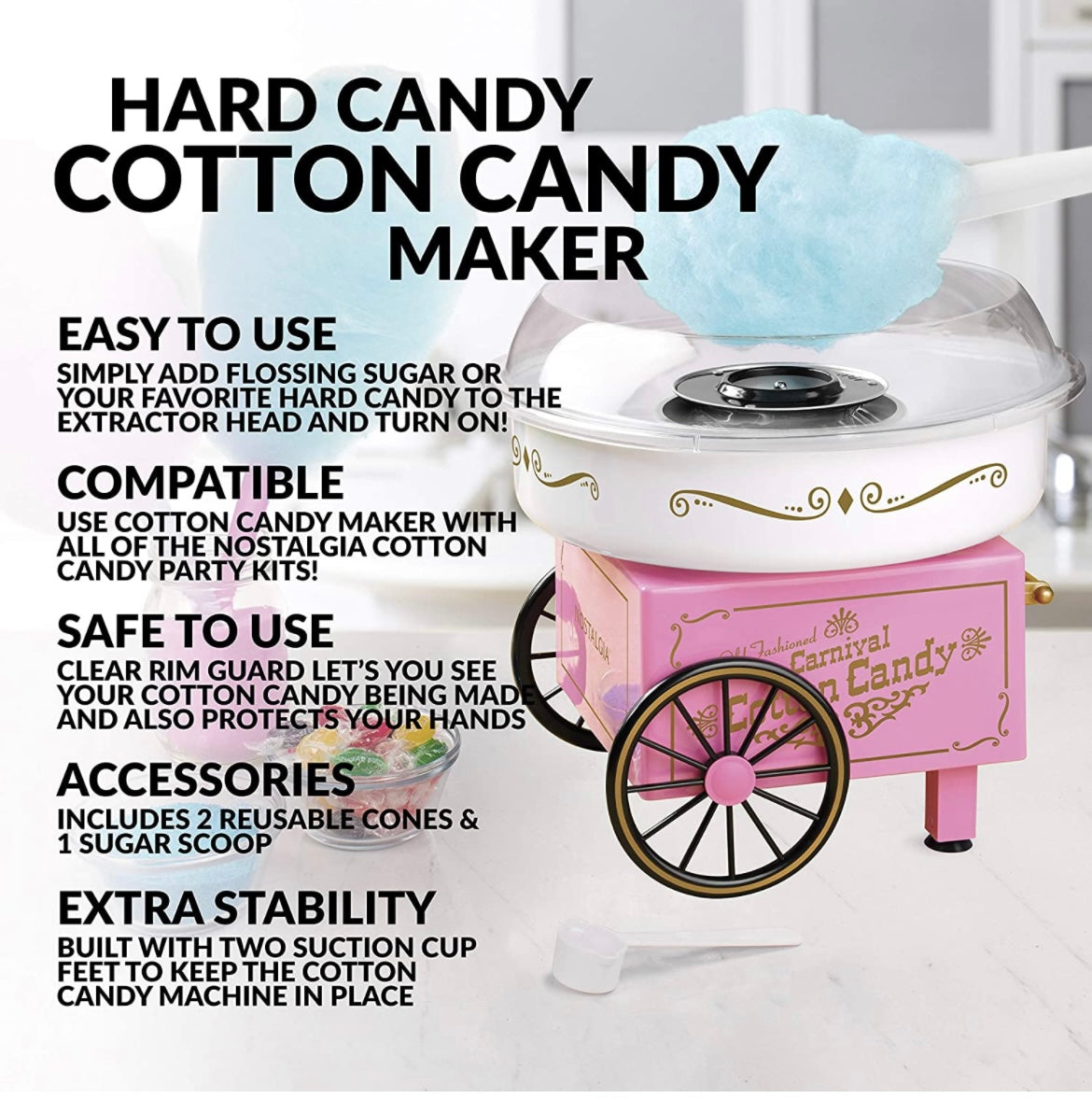 Cotton Candy Maker | Easy & Fun Treat Machine