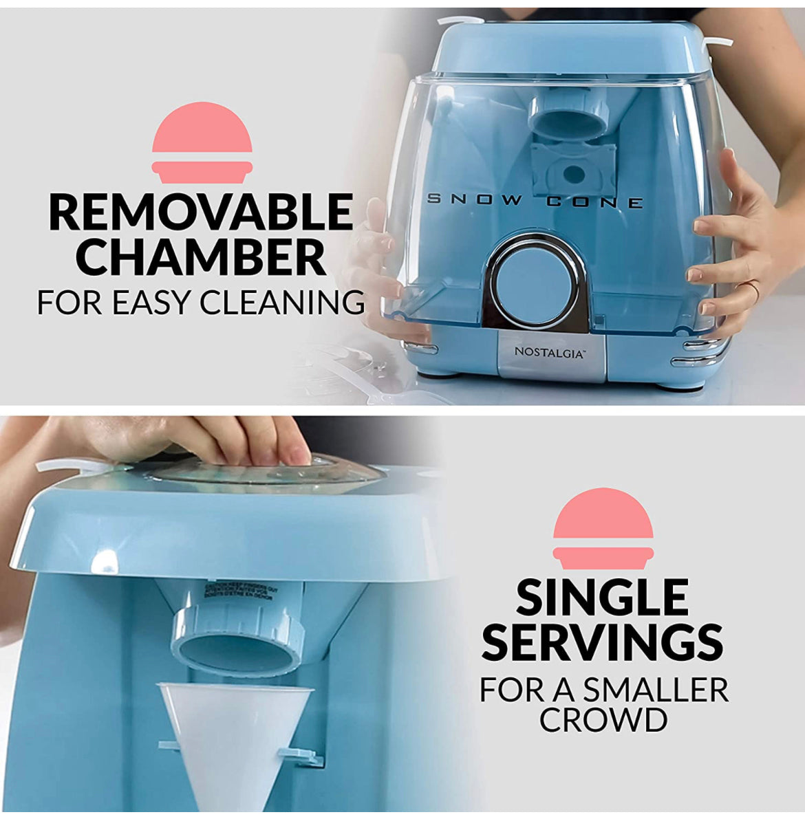 Snow Cone Maker | Easy & Fast Ice Shaving Machine